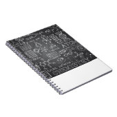 Chemistry Science Doodle in Grey Chalkboard Notitieboek (Rechterzijde)