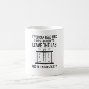 Chemistry Science Funny Laboratory Scientist Nerd Koffiemok