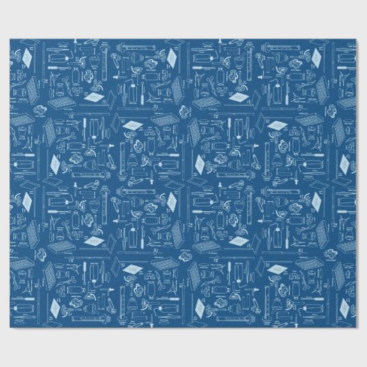 Chemistry Science Gift Wrap Cadeaupapier (Vlak)