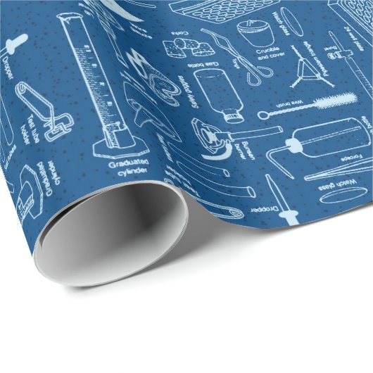 Chemistry Science Gift Wrap Cadeaupapier (Rol Hoek)