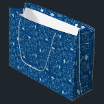 Chemistry Science Lab Gift Bag Groot Cadeauzakje<br><div class="desc">Gift Bag in Chemistry Science Lab Design</div>