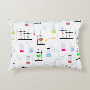Chemistry Science Test Tubes Lab School Onderwerp Accent Kussen