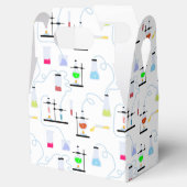 Chemistry Science Test Tubes Lab School Onderwerp Bedankdoosjes (Geopend)