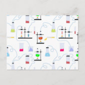 Chemistry Science Test Tubes Lab School Onderwerp Briefkaart (Voorkant)
