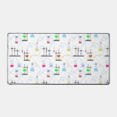 Chemistry Science Test Tubes Lab School Onderwerp Bureaumat (Voorkant)