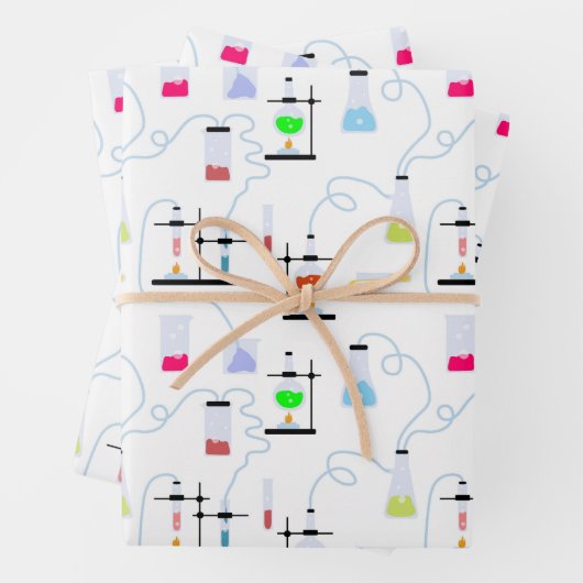 Chemistry Science Test Tubes Lab School Onderwerp Inpakpapier Vel (In situ)