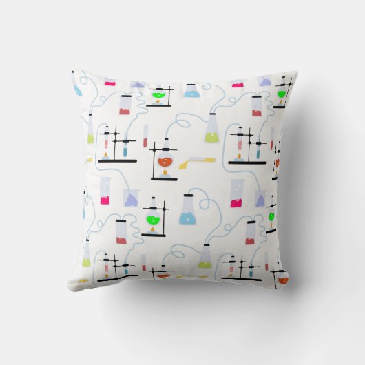 Chemistry Science Test Tubes Lab School Onderwerp Kussen (Achterkant)