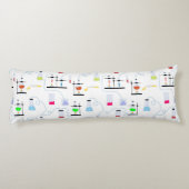 Chemistry Science Test Tubes Lab School Onderwerp Lichaamskussen (Achterkant)