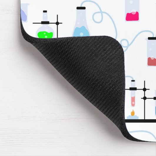 Chemistry Science Test Tubes Lab School Onderwerp Muismat (Hoek)