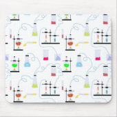 Chemistry Science Test Tubes Lab School Onderwerp Muismat (Voorkant)