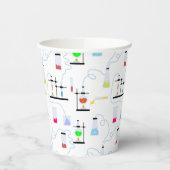 Chemistry Science Test Tubes Lab School Onderwerp Papieren Bekers (Links)