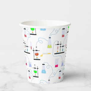 Chemistry Science Test Tubes Lab School Onderwerp Papieren Bekers