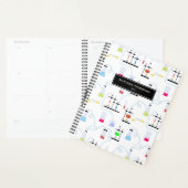 Chemistry Science Test Tubes Lab School Onderwerp Planner (Display)