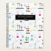 Chemistry Science Test Tubes Lab School Onderwerp Planner (Voorkant)
