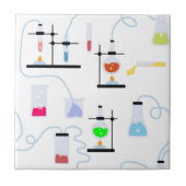 Chemistry Science Test Tubes Lab School Onderwerp Tegeltje (Voorkant)