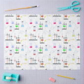 Chemistry Science Test Tubes Lab School Onderwerp Tissuepapier (Craft)