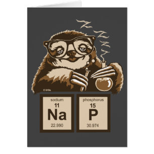 Chemistry sloth heeft een dutje ontdekt