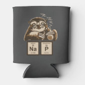 Chemistry sloth heeft een dutje ontdekt blikjeskoeler (Voorkant)