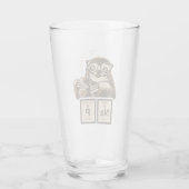 Chemistry sloth heeft een dutje ontdekt glas (Achterkant)