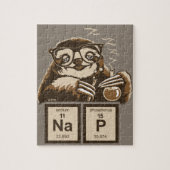 Chemistry sloth heeft een dutje ontdekt legpuzzel (Verticaal)