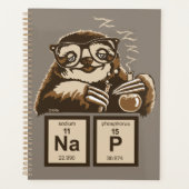 Chemistry sloth heeft een dutje ontdekt planner (Voorkant)