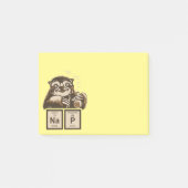 Chemistry sloth heeft een dutje ontdekt post-it® notes (Voorkant)
