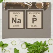 Chemistry sloth heeft een dutje ontdekt theedoek (Gevouwen)