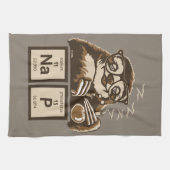 Chemistry sloth heeft een dutje ontdekt theedoek (Horizontaal)