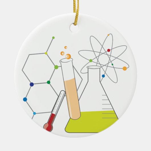 Chemistry Stuff Keramisch Ornament (Voorkant)