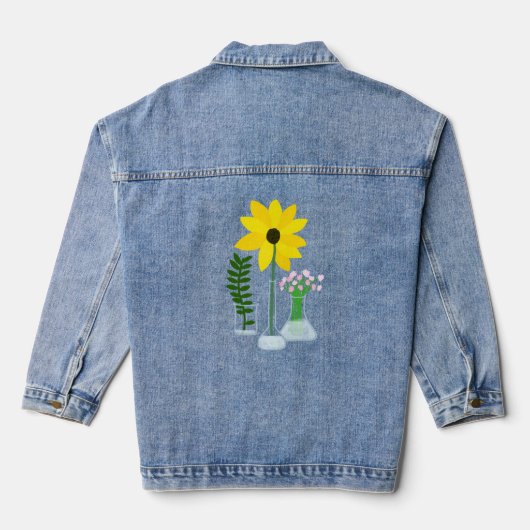 Chemistry Sunflower Denim Jacket (Achterkant)