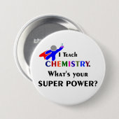 Chemistry Superheld Ronde Button 7,6 Cm (Voorkant /achterkant)