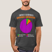 Chemistry taart grafiek zeshoek verbindingen grapp t-shirt (Voorkant)