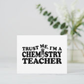 Chemistry Teacher Briefkaart (Staand voorkant)