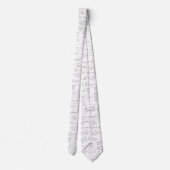 Chemistry Teacher Formulas Cool Geek Funny Stropdas (Achterkant)