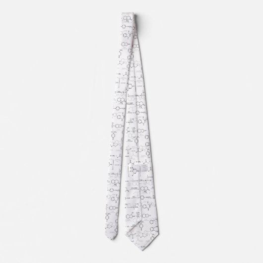 Chemistry Teacher Formulas Cool Geek Funny Stropdas (Achterkant)