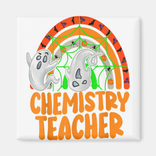 Chemistry Teacher Funny Halloween Costumes Science Magneet