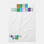 Chemistry Teacher Kitchen Towel Theedoek (Verticaal)