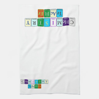 Chemistry Teacher Kitchen Towel Theedoek
