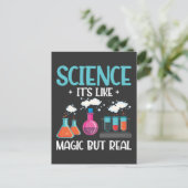 Chemistry Teacher Laboratory Test Tube Scientists Briefkaart (Staand voorkant)