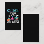 Chemistry Teacher Laboratory Test Tube Scientists Visitekaartje (Voorkant / Achterkant)