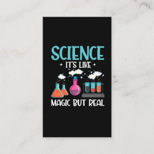Chemistry Teacher Laboratory Test Tube Scientists Visitekaartje