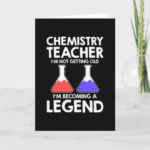 Chemistry Teacher Legend Kaart