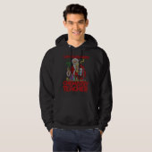 Chemistry teacher Santa Claus Lab Work Ugly Christ Hoodie (Voorkant volledig)