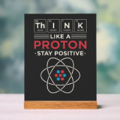 Chemistry Teacher Science Geek Gag Acryl Bord (Neutraal)