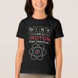 Chemistry Teacher Science Geek Gag Tri-Blend Shirt<br><div class="desc">Chemie leraar wetenschap geek Gag T-Shirt. Ideaal voor scheikundedocenten of professoren die ook een goed gevoel voor humor hebben. Geweldig verjaardagsgeschenk met periodieke tafelelementen - "Denk als een proton. Blijf positief"</div>