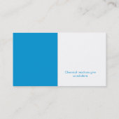 Chemistry Teacher | Wetenschap Visitekaartje (Achterkant)