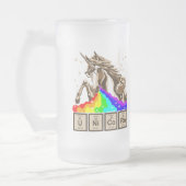 Chemistry unicorn pukes regenboog matglas bierpul (Links)