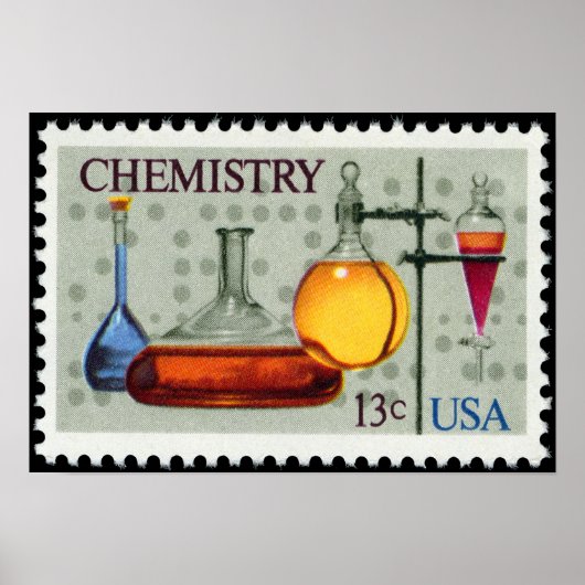 Chemistry~ VS Stamp~ American Chemical Society ~ Poster (Voorkant)