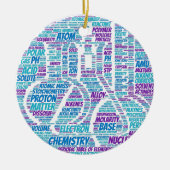 Chemistry Word Cloud Keramisch Ornament (Voorkant)