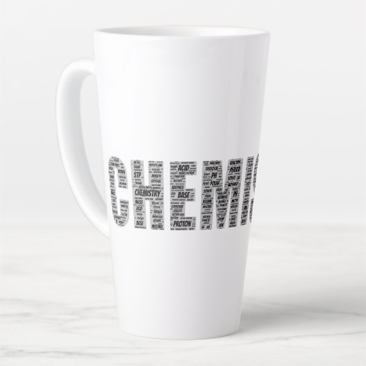 Chemistry Word Cloud Latte Mok (Linkerhoek)